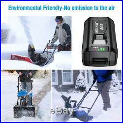 5.0Ah for Snow Joe Sun Joe Cordless Single Stage Snow Blower 40V Li-ion Battery