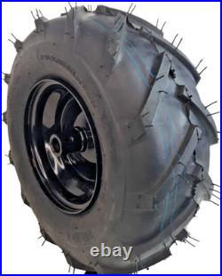 6 Tiller Snow Blower Thrower TIRE RIM WHEEL 3/4ID shaft TWO 13x5.00-6 assembly 6 Tiller Snow Blower Thrower TIRE RIM WHEEL 3/4ID shaft TWO 13x5.00-6 assembly