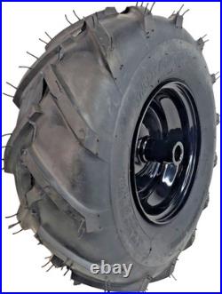 6 Tiller Snow Blower Thrower TIRE RIM WHEEL 3/4ID shaft TWO 13x5.00-6 assembly