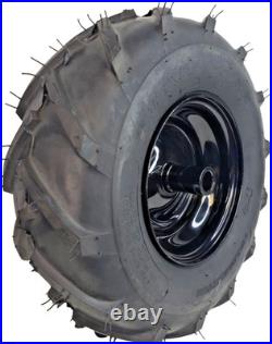 6 Tiller Snow Blower Thrower TIRE RIM WHEEL 3/4ID shaft TWO 13x5.00-6 assembly