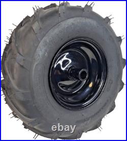 6 Tiller Snow Blower Thrower TIRE RIM WHEEL 3/4ID shaft TWO 13x5.00-6 assembly