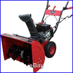 7651 24-Inch 208CC LCT Gas Powered Two Stage Snow Thrower With Electric Start