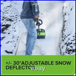 80V 12 Brushless Snow Shovel with Directional Vanes & LED Light 80V 12 Brushless Snow Shovel with Directional Vanes & LED Light