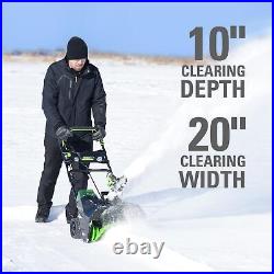 80V (75+ Compatible Tools) 20 Brushless Cordless Snow Blower, Tool Only 80V (75+ Compatible Tools) 20 Brushless Cordless Snow Blower, Tool Only