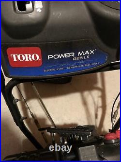 8 HP Toro Power Max 826 LE snow thrower, gas powered Blower