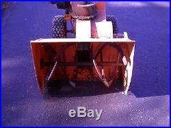 Antique Bob Cat Snowthrower. Reconditioned withnew belts. Original paperwork