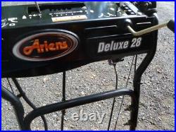 Ariens Deluxe 28 Snowblower 921022 Ser #002685 withCover Drift Cutters Elec start
