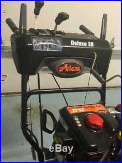 Ariens Deluxe ST30LE (30) 306cc Two-Stage Snow Blower (2015 Model). Hardly used