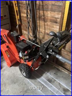 Ariens Gas Powered Snow Blower with Manual Chute Control Electric Start 24 Inch