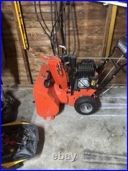 Ariens Gas Powered Snow Blower with Manual Chute Control Electric Start 24 Inch