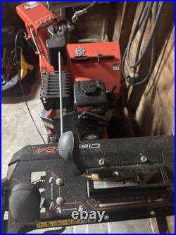Ariens Gas Powered Snow Blower with Manual Chute Control Electric Start 24 Inch