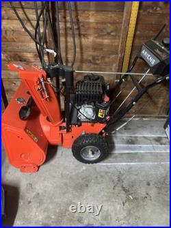 Ariens Gas Powered Snow Blower with Manual Chute Control Electric Start 24 Inch