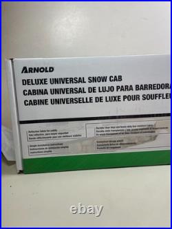Arnold Deluxe Universal Snow Cab 490-241-0032 Fits Most 2 Stage Snow Blowers