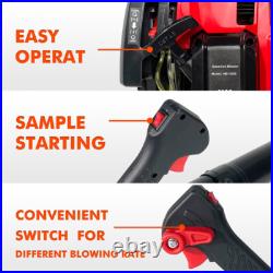 Backpack Gas Leaf Blower 76CC 660CFM 200MPH 4 Stroke, Snow Blower EPA Compliant