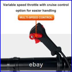 Backpack Gas Leaf Blower 76CC 660CFM 200MPH 4 Stroke, Snow Blower EPA Compliant