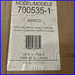 Bercomac 700535-1 Drift Cutters For 66 And 72 Vantage Snowblower
