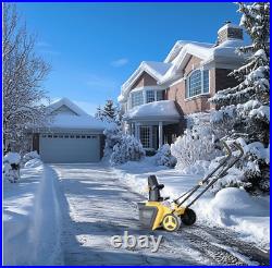 Brefac Snow Blower 40 V 20''Single Stage Cordless Snowblower, with 24.0 Ah Batte