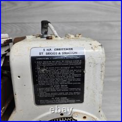 Briggs And Stratton Side Horizontal Shaft Engine 5hp Started on Spray