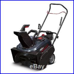Briggs & Stratton 22-inch 163cc Single-Stage Snow Thrower with Electric Start