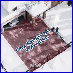 Brushless 20 Cordless Snow Blower, 23ft Throw &180° Rotating Chute With LED Light