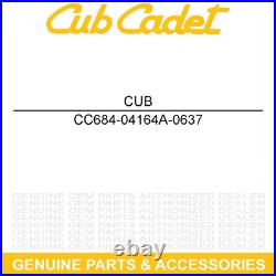 CUB CADET 684-04164A-0637 Auger Assembly Right Hand Powder Black 42 inch 3X CUB CADET 684-04164A-0637 Auger Assembly Right Hand Powder Black 42 inch 3X