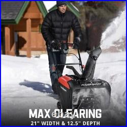 Conquer winter with PowerSmart's 120V Electric Snow Blower Effortless starts