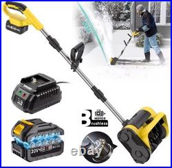 Cordless Electric Snow Sweeper Brushless Rechargeable Yard Tool