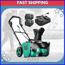 Cordless Snow Blower 40V 20 Brushless Motor Snow Thrower with Battery & Charger