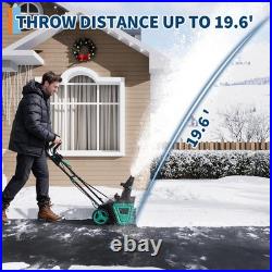 Cordless Snow Blower 40V 20 Brushless Motor Snow Thrower with Battery & Charger