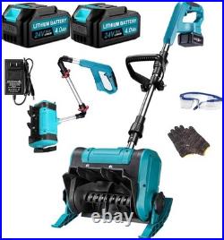 Cordless Snow Shovel, 13 Brushless Electric Snow Shovel with Battery and Charge