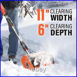 Cordless Snow Shovel, 20V 11-Inch Electric Battery Snow Blower Adjustable Handle Cordless Snow Shovel, 20V 11-Inch Electric Battery Snow Blower Adjustable Handle