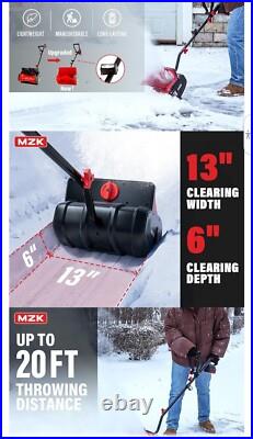 Cordless Snow Shovel, 20V 13-Inch Battery Powered Snow Thrower, Battery Snow New Cordless Snow Shovel, 20V 13-Inch Battery Powered Snow Thrower, Battery Snow New