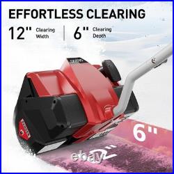 Cordless Snow Shovel Compatible With Milwaukee 18V Battery(Tool Only), 12 Brush