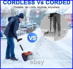Cordless Snow Shovel Compatible for Milwaukee 18V Battery with Brushless Motor