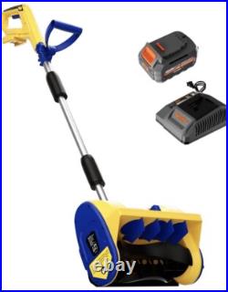 Cordless Snow Shovel Compatible with Dewalt 20V Battery, 12-inch Brushless Snow