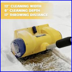Cordless Snow Shovel Compatible with Dewalt 20V Battery, 12-inch Brushless Snow