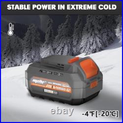 Cordless Snow Shovel Compatible with Dewalt 20V Battery, 12-inch Brushless Snow
