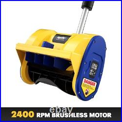 Cordless Snow Shovel Compatible with Dewalt 20V Battery, 12-inch Brushless Snow