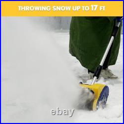 Cordless Snow Shovel Compatible with Dewalt 20V Battery, 12-inch Brushless Snow