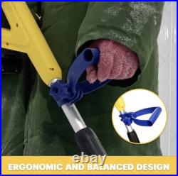 Cordless Snow Shovel Compatible with Dewalt 20V Battery, 12-inch Brushless Snow