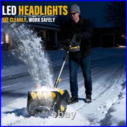 Cordless Snow Shovel, Compatible with Dewalt 20V Max Battery (Tool Only), 12-Inc