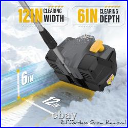 Cordless Snow Shovel, Compatible with Dewalt 20V Max Battery (Tool Only), 12-Inc