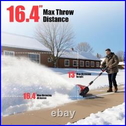 Cordless Snow Shovel Compatible with Milwaukee 18V Battery, 12 Electric Snow Bl