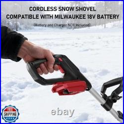 Cordless Snow Shovel Compatible with Milwaukee 18V Battery(Tool Only), 12 Br Cordless Snow Shovel Compatible with Milwaukee 18V Battery(Tool Only), 12 Br