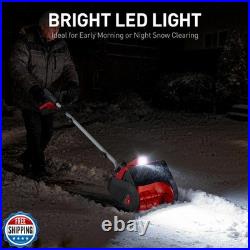 Cordless Snow Shovel Compatible with Milwaukee 18V Battery(Tool Only), 12 Br