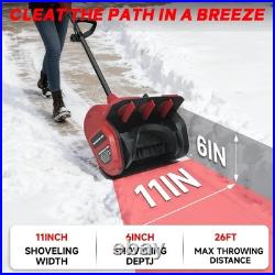 Cordless Snow Shovel Compatible with Milwaukee M18 18V Battery, 11 Brushless