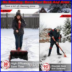Cordless Snow Shovel Compatible with Milwaukee M18 18V Battery, 11 Brushless