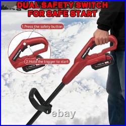 Cordless Snow Shovel Compatible with Milwaukee M18 18V Battery, 11 Brushless Mo