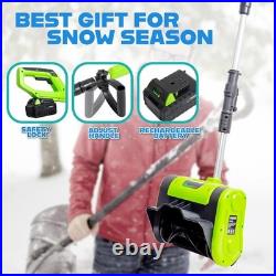 Cordless Snow Shovel Compatible with Milwaukee M18 18V Battery, 11 Brushless Mo