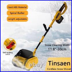Cordless Snow Shovel, Electric Snow Blower Dewalt Battery & Quick Charger Includ